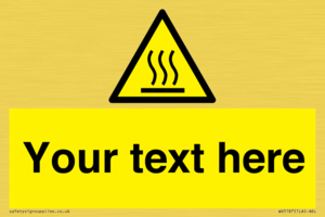 Custom Hot Surface Sign